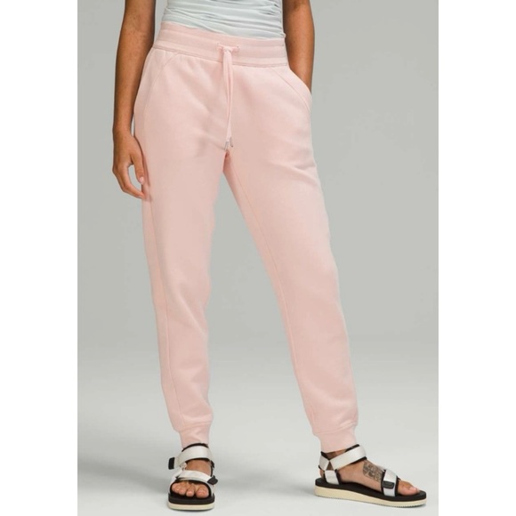 LULULEMON NWT Pink Mist High Rise Scuba Fleece Jogger Sweatpants